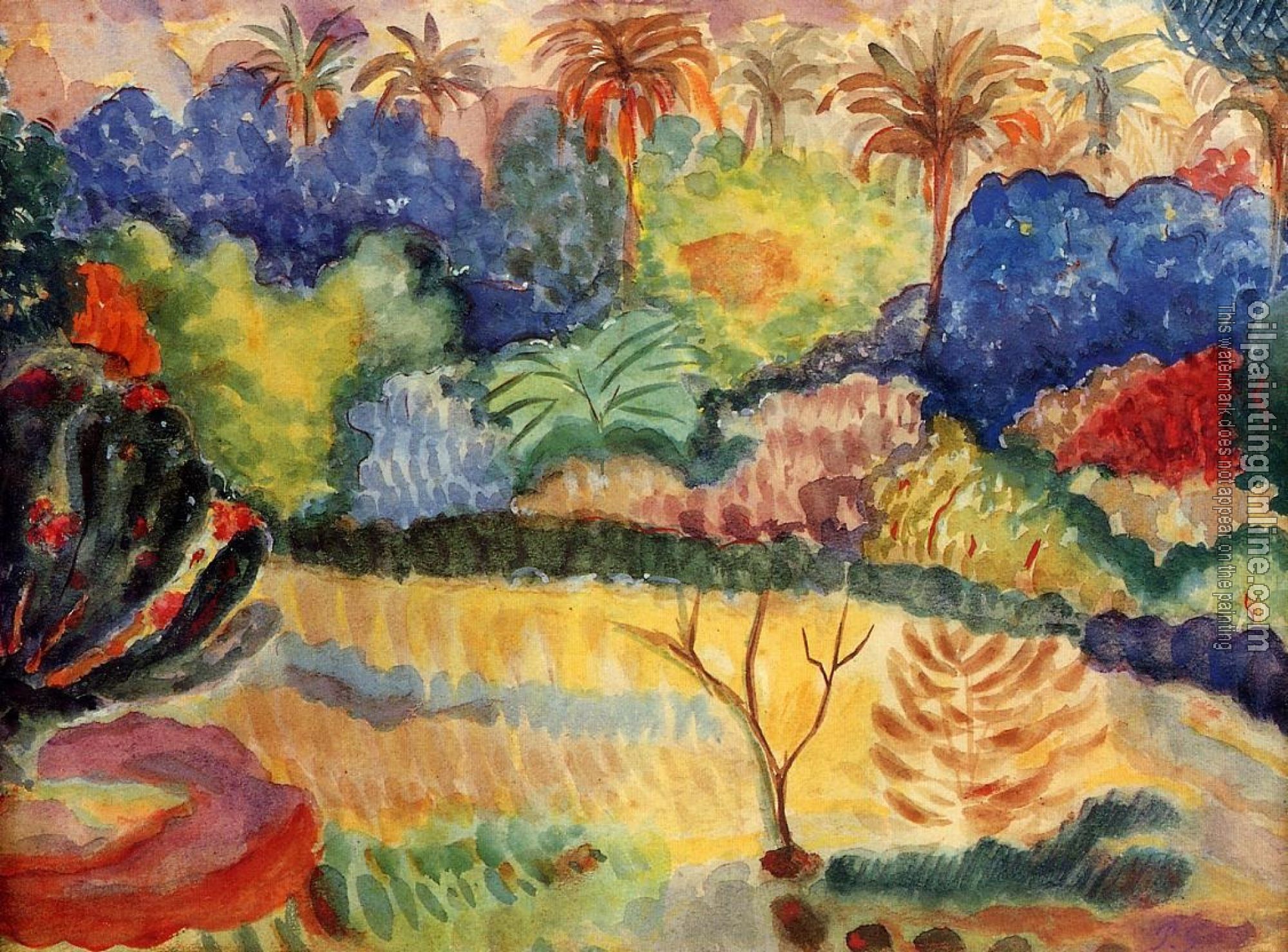 Gauguin, Paul - Tahitian Landscape